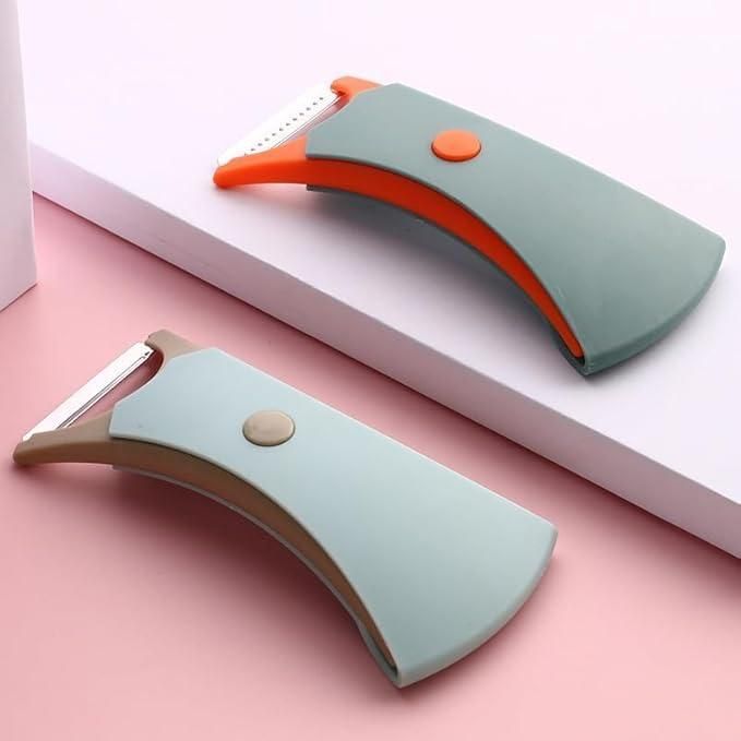 2 in 1 Fruit Peeler — Peel, Slice & Prep Effortlessly!